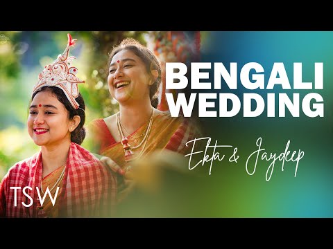 BEST BENGALI WEDDING VIDEO | EKTA & JAYDEEP | CINEMATIC WEDDING VIDEO #bengaliwedding #weddingvideo - video from The Sparkling Wedding