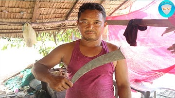 Knife Making: Making Traditional BillHook From Leaf Spring.