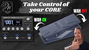 BOSS GT-1000 Core Expression Pedal WAH On And Off