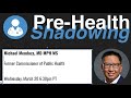 169  commissioner of public health  dr  michael mendoza  prehealth shadowing