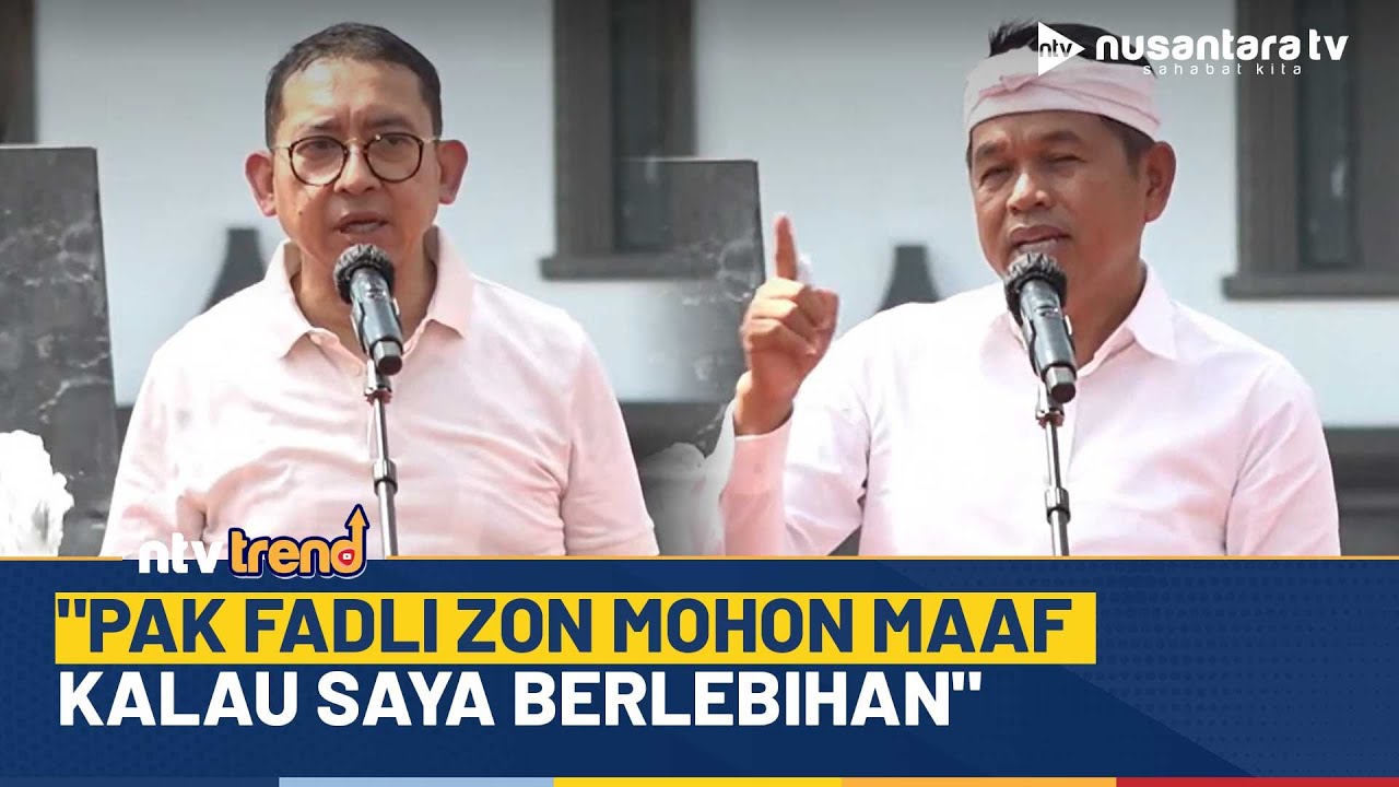 [FULL] Dedi Mulyadi Minta Maaf ke Menbud Fadli Zon saat Jelaskan Pariwisata Kebudayaan | NTV