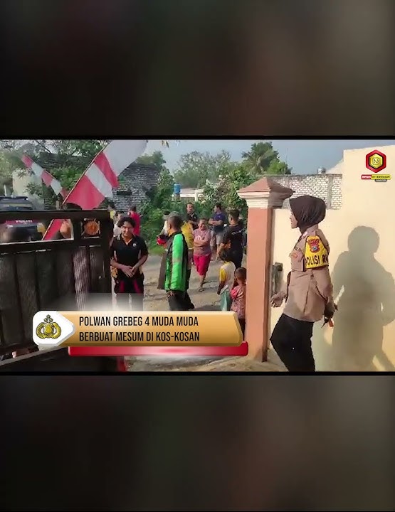 Polwan Polres Bangkalan Grebeg 4 Muda Mudi Mesum di Kos