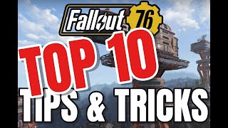 10 MUST KNOW Tips and Tricks in Fallout 76