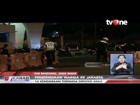 Petugas Periksa Sikm Di Gerbang Tol Coleunyi Puluhan Kendaraan Dipaksa