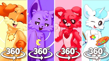 360º VR All Smiling Critters cardboard voicelines animated in Finding Challenge