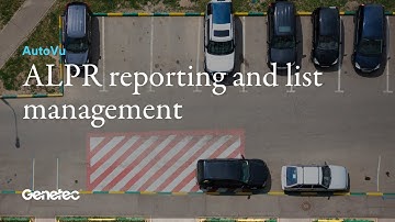 Autovu ALPR reporting and list management