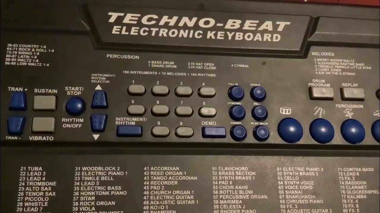 Techno-Beat Electronic Keyboard: Track #7 — Hello, Ma Baby - YouTube