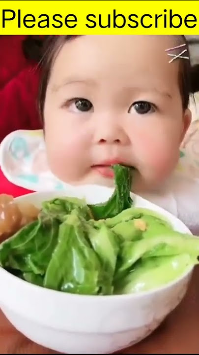 Cute baby eating vegetables #cutebaby #tiktok #reels #viral #trending #shorts #ytshorts #baby