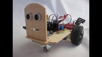 Como hacer un robot que detecta obstáculos con arduino, planos gratis. RamosElectroDron