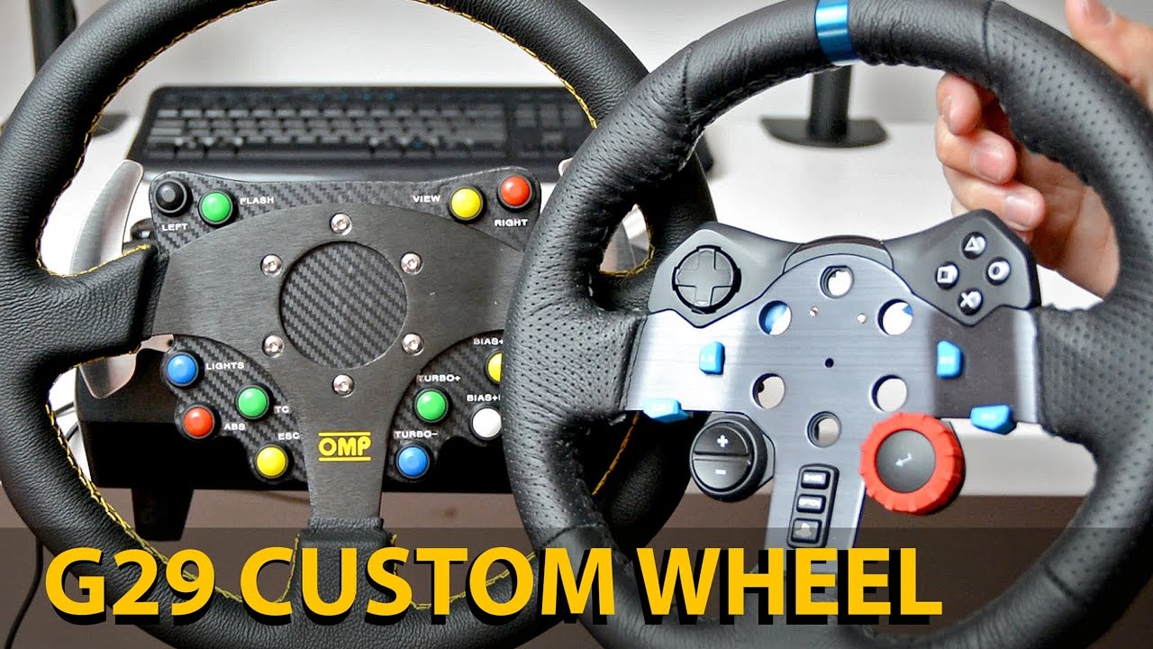 G29 - CUSTOM WHEEL MOD | TO | LOGITECH UPGRADE | DIY