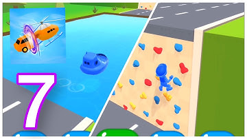 Shape-Shifting 🚗🚲🚁🛥- iOS/Android Gameplay Walkthrough All Levels