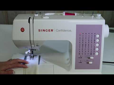 Singer Confidence 7463 13 Holding Threads When Starting to Sew