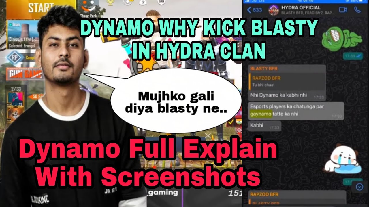 Why HYDRA DYNAMO Kick HYDRA BLASTY in HYDRA CLAN & Full Explain With Screenshots