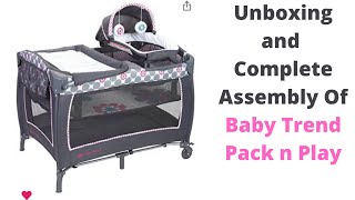 How To Assemble Baby Trend Lil Snooze Deluxe 2 Nursery Center