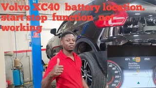 Volvo XC 40 main battery and auxiliary battery location #volvo #xc40 @vandipanikaaran1986