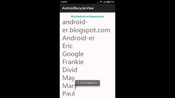 Place RecyclerView in layout XML