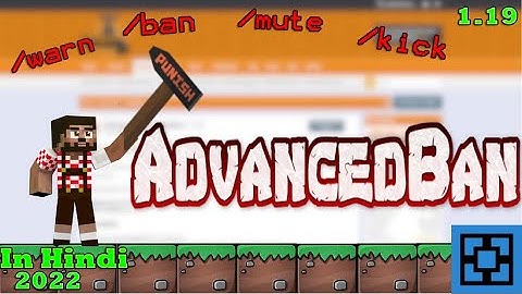 How To Add Advanced Ban Plugin In Aternos 1.19 | In Hindi | Minecraft Plugins