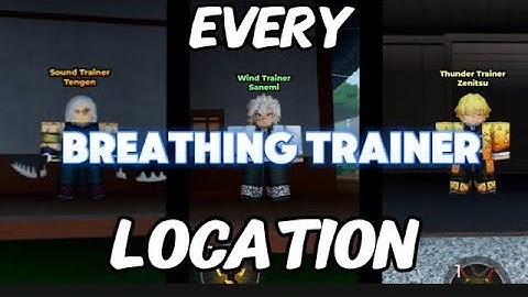 EVERY BREATHING TRAINER LOCATION in Weak Legacy 2!|Weak Legacy 2|Roblox