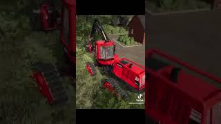 Komatsu Tree Harvester #farmerlife #komatsu #fs22 #farmingsimulator22 #silverrunforest #forestry