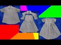 DIY Baju bekas jadi dress cantik buat anak | tutorial potong dan jahit baju #DIYbajubekas part2