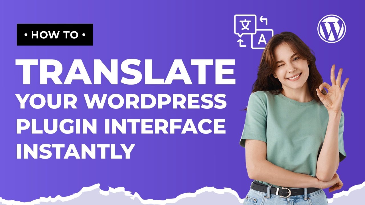 How to Translate Your WordPress Plugin Interface Instantly - YouTube