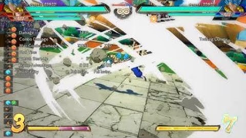 DRAGON BALL FighterZ A18 3.5 meter corner tod no spark