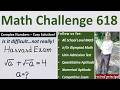 Math Challenge 618