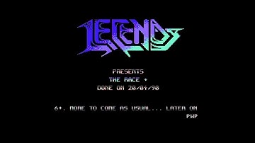Commodore 64 demo: Legend - The Race cracktro (1990)