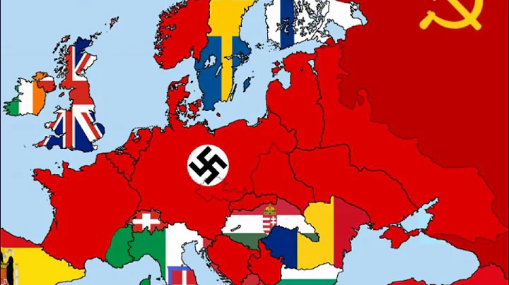 Europe  Timeline of National Flags   Part 1