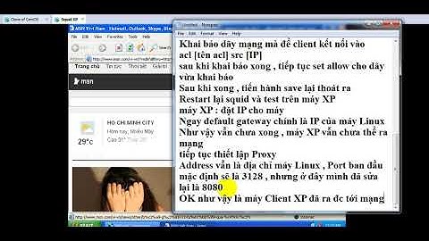 Cấu hình Squid Proxy Server