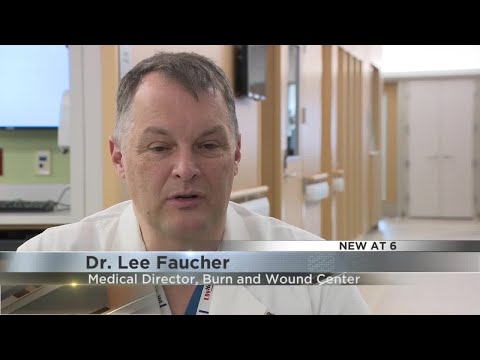 Look Inside New Burn and Wound Center