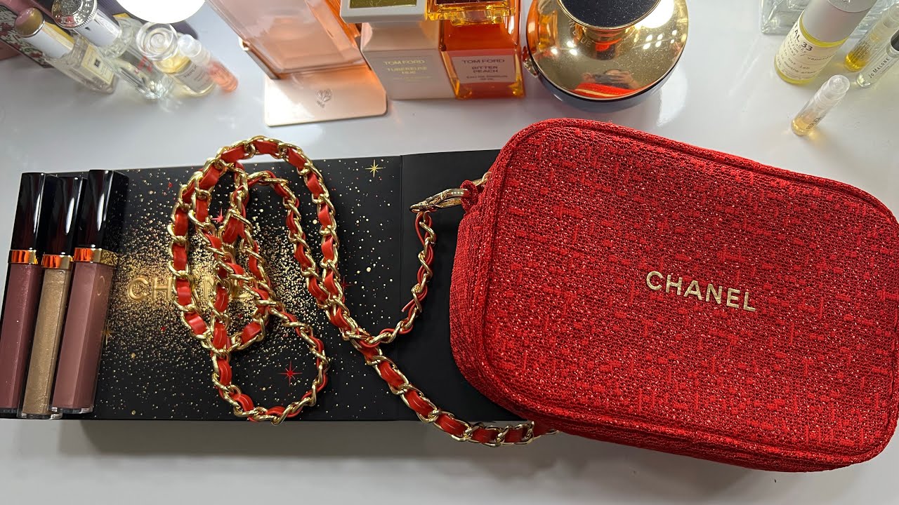 Unboxing Chanel Holiday Set 2021, Sheer Sensation Lipgloss Trio