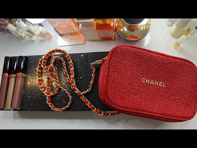 Unboxing Chanel Holiday Set 2021, Sheer Sensation Lipgloss Trio