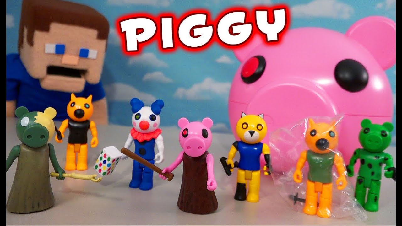 Piggy Roblox Complete Series 1 Video Game Official Phatmojo Figures Exclusives Youtube - roblox toy videos