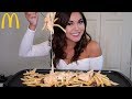 MCDONALDS ANIMAL STYLE FRIES MUKBANG!! | Steph Pappas