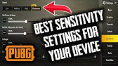 PUBG Mobile Sensitivity Settings - YouTube - 