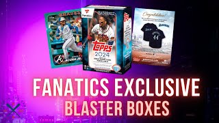 FIRST LOOK - 5 Fanatics Exclusive Blaster Boxes for 2024 Topps Series 1 Baseball - #sportscards