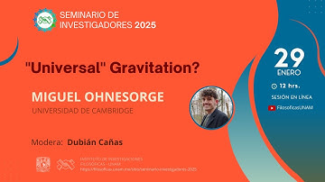 Miguel Ohnesorge • "Universal" Gravitation?