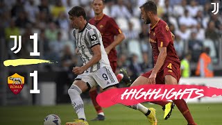 STUNNING VLAHOVIĆ FREE KICK IN ROMA DRAW | JUVENTUS 1-1 ROMA | SERIE A HIGHLIGHTS