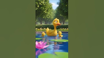 The duck is playing with the children  #duck #shorts #duckyoutubeshorts