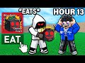Eating FRUITS In Front Of SCAMMERS For 24 HOURS.. (Blox Fruits)