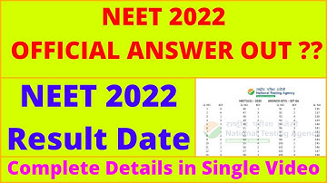 NEET 2022 Official Answer Key Out ?? || NEET 2022 Result Date || Complete Details || Caring Doctor