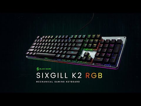 Black Shark Sixgill K2 Mechanical Gaming Keyboard | RGB Backlight | Fully Programmable