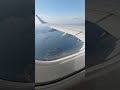 Embraer 190 descent and landing At LaGuardia International airport. American Airlines flight 2145