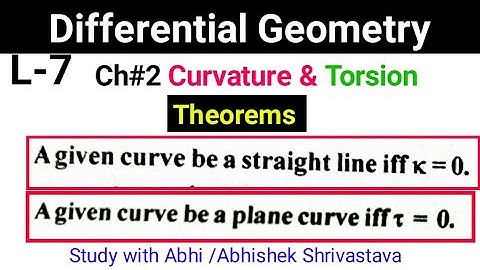 Expression for Curvature | Curvature, Screw curvature, torsion, Differential geometry Osculating