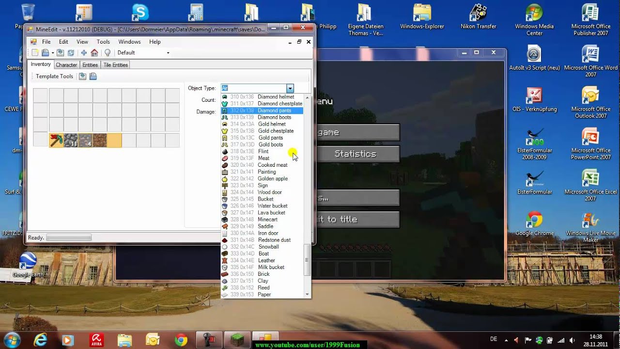 Minecraft Items Cheaten Youtube
