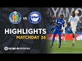 Resumen de Getafe CF vs Deportivo Alavés (2-2)