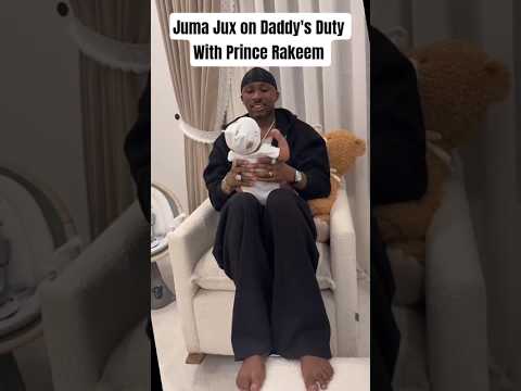 Juma Jux On Daddy S Duty With Prince Rakeem Juma Princerakeem Priscillaojo Jp2025