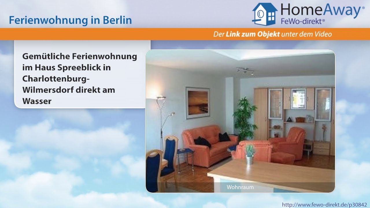 Berlin Gemutliche Ferienwohnung Im Haus Spreeblick In Charlottenburg Fewo Direkt De Video Youtube