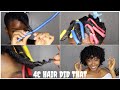 How To: Flexi Rod Out on 4c Low Porosity Hair... yall im so proud of my hair 🤌🏽| Tshidi Radebe